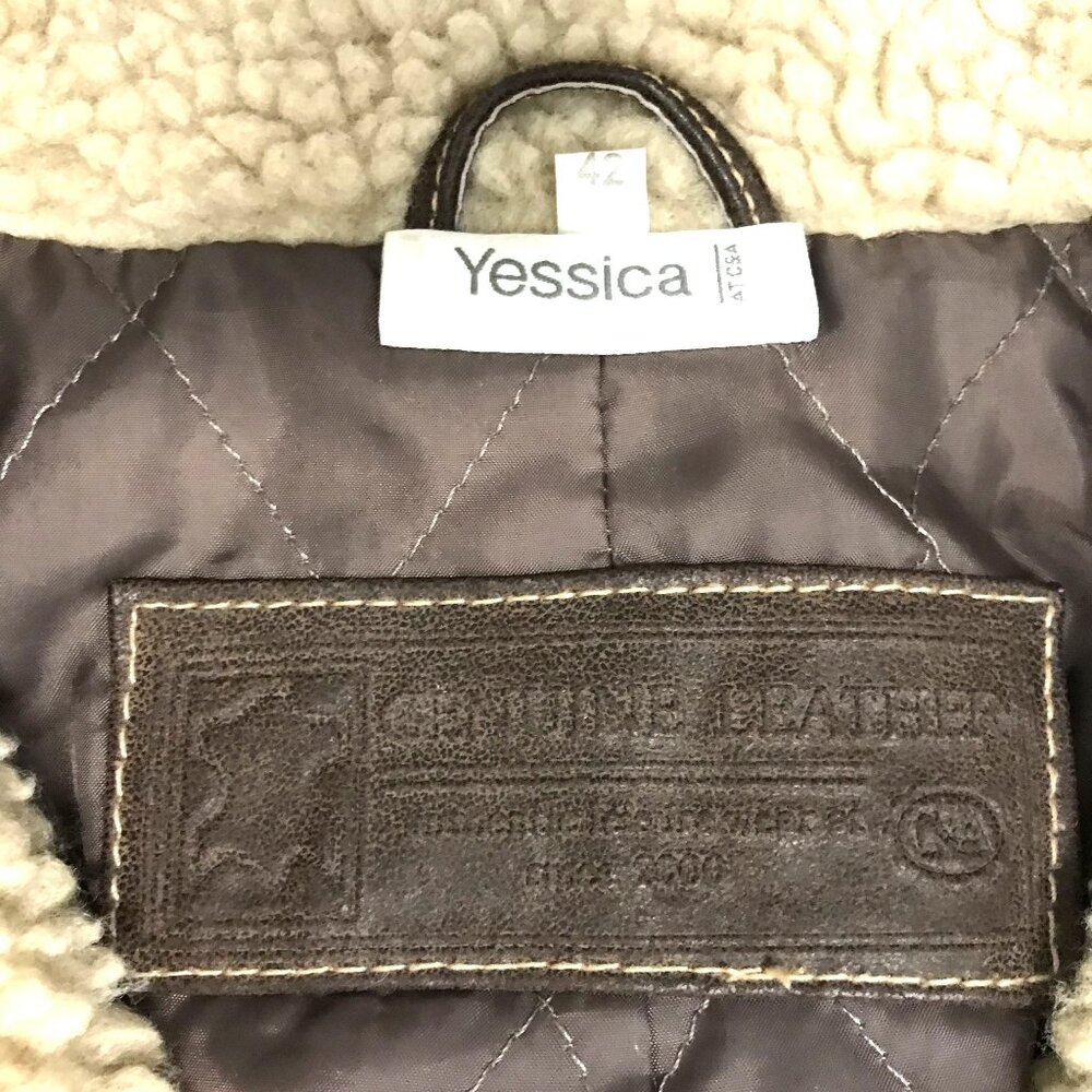 Womens Pennylane Coat Size 2 Long Brown Leather Mid Length - Picture 4 of 14